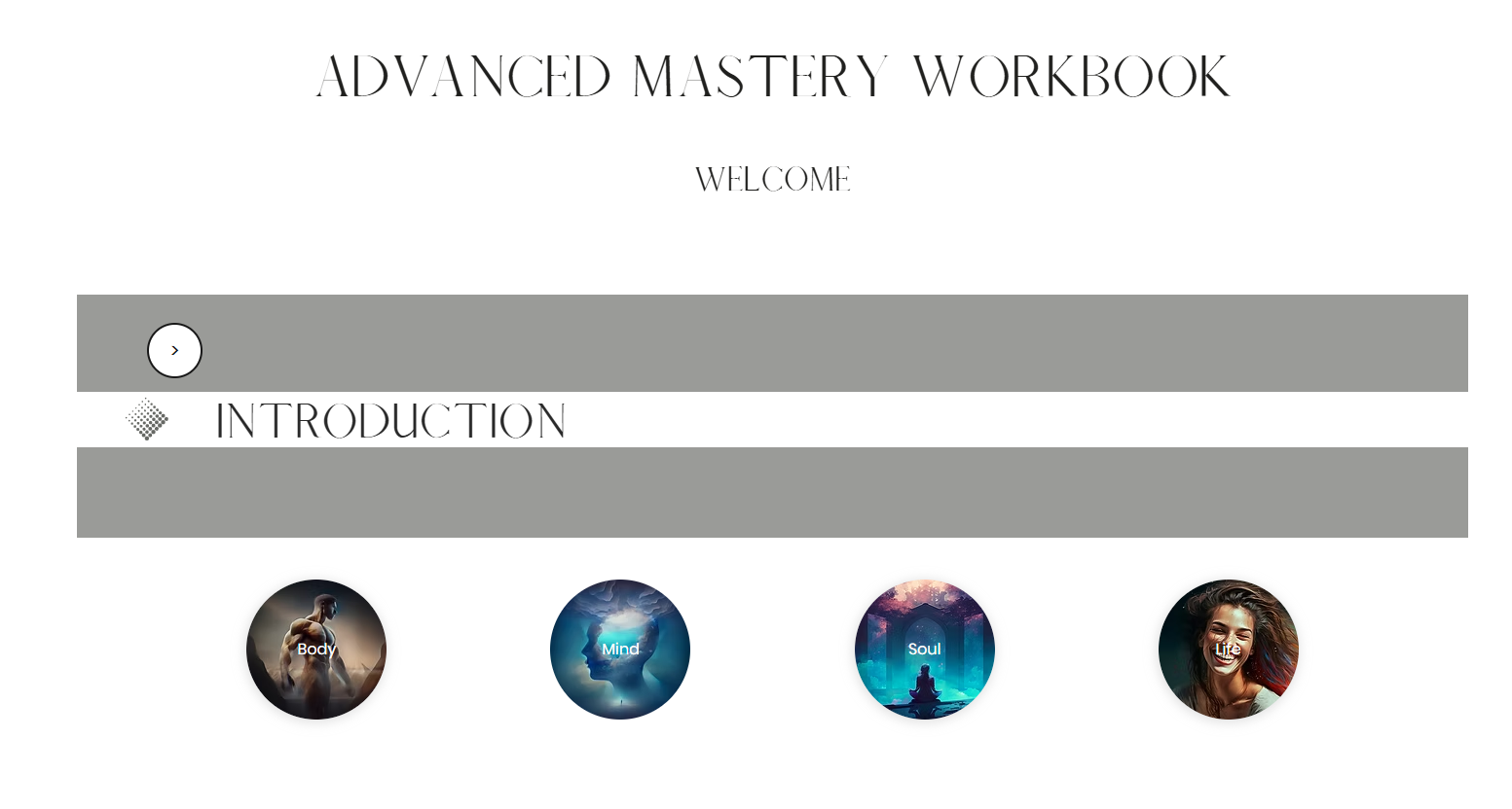 Advanced Mastery Workbook course website